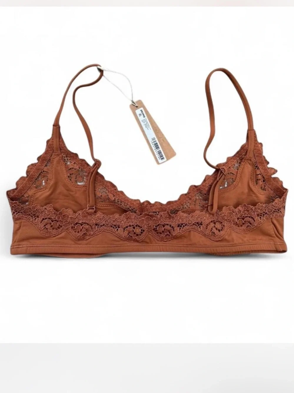 SKIMS FITS EVERYBODY LACE SCOOP BRALETTE | XL - Picture 2 of 3